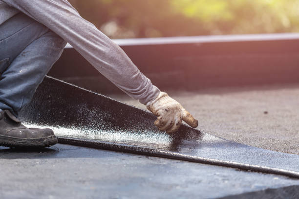 Professional Waterproofing technician working in Abington, PA